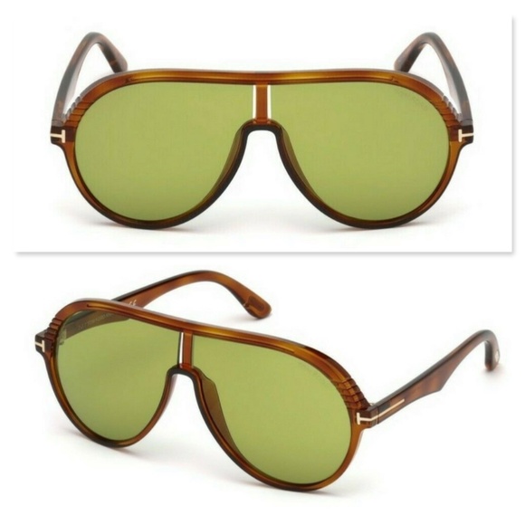 Tom Ford Other - New TOM FORD Montgomery Aviator Green Sunglasses